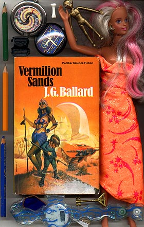 Scanner collage based on J G Ballard's Vermillion Sands